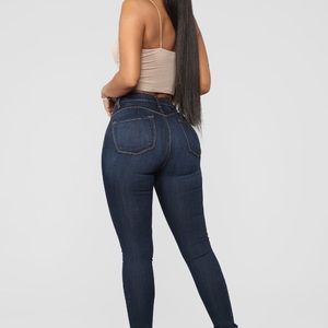 Fashion nova high waist skinny jeans size 7 $20